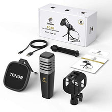 Load image into Gallery viewer, TONOR TC30 USB PC Microphone with 12 inch Selfie Ring Light for Zoom Conference/TikTok/YouTube/Makeup/Photographer/Streaming