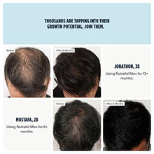 Load image into Gallery viewer, Nutrafol Men's Hair Growth Supplement, Clinically Proven for Thicker-Looking, Stronger-Feeling Hair and More Scalp Coverage (3-Month Supply)