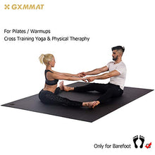 Load image into Gallery viewer, GXMMAT Extra Large Yoga Mat 6'x8'x7mm, Thick Workout Mats for Home Gym Flooring, Non-Slip Quick Resilient Barefoot Exercise Mat, Non Toxic Ultra Comfortable Cardio Mat for Pilates, Stretching, Fitness