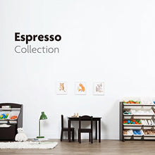 Load image into Gallery viewer, Humble Crew Kids Wood Table & 4 Chair Set, 5-Piece, Espresso