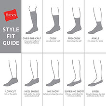 Load image into Gallery viewer, Hanes Mens X-Temp Cushioned No Show Socks 12-Pair Pack, Available in Big & Tall