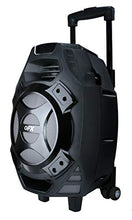 Load image into Gallery viewer, QFX Portable Bluetooth Speaker - PBX-61081BT SI Silver - Outdoor Party Aux Wireless with Built-in 8” Subwoofer