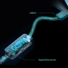 Load image into Gallery viewer, TP-Link USB to Ethernet Adapter (UE306), Foldable USB 3.0 to Gigabit Ethernet LAN Network Adapter, Supports Nintendo Switch, Windows, Linux, Apple MacBook OS 10.11-10.15, Surface