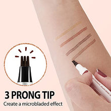 Load image into Gallery viewer, iMethod Eyebrow Pen - Eyebrow TattooPen, Brow Pen, Long Lasting, Waterproof and Smudge-proof, Dark Brown