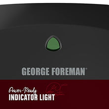 Load image into Gallery viewer, George Foreman 2-Serving Classic Plate Electric Grill and Panini Press, Black, GR136B