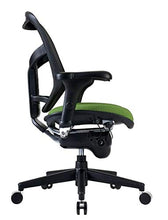 Load image into Gallery viewer, WorkPro Quantum 9000 Ergonomic Mesh/Fabric Mid-Back Manager's Chair, Lime/Black