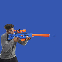 Load image into Gallery viewer, NERF Fortnite BASR-R Bolt Action Blaster -- Includes 3 Bush Targets, Removable Scope, Removable 6-Dart Clip, 6 Official Elite Darts