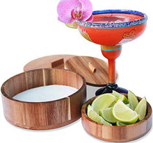 Load image into Gallery viewer, Margarita Salt Rimmer Set - Margarita Gift Set - Salt Rimmer for Cocktails - Glass Rimmer for Cocktails - Bar Sugar Rimmers for Drinks - Glass not included
