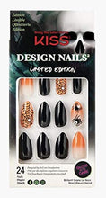 Load image into Gallery viewer, Kiss Medium Length Almond Shape Black & Orange Nails 82650 Goodie Bags (Spiders & Spider Webs) Halloween Limited Edition