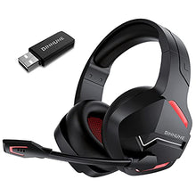 Load image into Gallery viewer, BINNUNE Wireless Gaming Headset with Microphone for PC PS4 PS5 Playstation 4 5, 2.4G Wireless Bluetooth USB Gamer Headphones with Mic for Laptop Computer