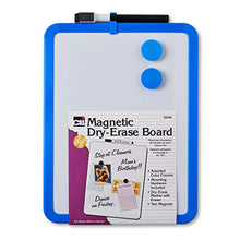Load image into Gallery viewer, Charles Leonard Framed Magnetic Dry Erase Board Combo Pack, Includes ONE, 8.5 x 11 Inch Whiteboard, Attached Marker with Eraser and 2 Magnets, Color May Vary (35200)
