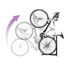 Load image into Gallery viewer, Bike Nook Bicycle Stand, Portable and Stationary Space-Saving Rack with Adjustable Height, for Indoor Bike Storage