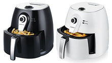 Load image into Gallery viewer, Ovente Electric Air Fryer 1400 Watt Power with Non-Stick Fry Basket & Grill Pan, 3.2 Quart Air Oven and Cooker with Temperature Control and 30 Minute Timer for Frying Baking Grilling, White FAM21302W
