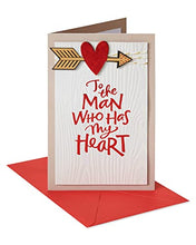 Load image into Gallery viewer, American Greetings Romantic Valentine's Day Card for Him (Man Who Has My Heart)