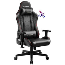 Load image into Gallery viewer, GTRACING Gaming Chair with Speakers Bluetooth Music Video Game Chair Audio Ergonomic Design Heavy Duty Office Computer Desk Chair GT890M (Black)