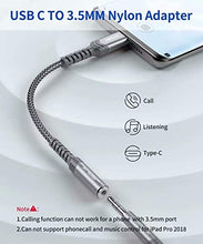 Load image into Gallery viewer, JSAUX USB C to 3.5MM Female Jack Adapter + USB C to 3.5mm Headphone and Charger Adapter (Bundle)