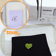 Load image into Gallery viewer, New brothread Sticky Self-Adhesive Tear Away Embroidery Stabilizer Backing 12" x 10 Yd roll - Medium Weight for Napped Fabric & Hoop Less Embroidery