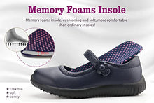 Load image into Gallery viewer, JABASIC Girl's Mary Jane School Uniform Shoes (7,Navy)
