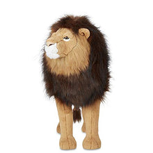 Load image into Gallery viewer, Melissa & Doug Standing Lion Lifelike Stuffed Animal with Full Mane, More Than 2 Feet Tall, Nearly Three Feet Long Brown