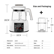 Load image into Gallery viewer, Baby Bottle Warmer Steam Sterilizwer, Water Kettle Milk Adjuster Multifunction Bottle Warm Milk Intelligent Thermostat Food Heater, LED Display Heating Adjustment Boiling and Dechlorination