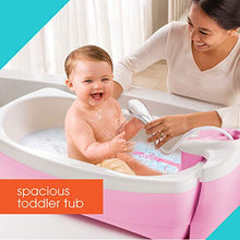 Load image into Gallery viewer, Summer Lil Luxuries Whirlpool Bubbling Spa & Shower (Pink) – Luxurious Baby Bathtub with Circulating Water Jets – Includes Deluxe Newborn Sling and Clean Rinse Spa/Shower Unit