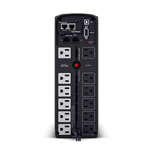 Load image into Gallery viewer, CyberPower CP1500PFCLCD PFC Sinewave UPS System, 1500VA/1000W, 12 Outlets, AVR, Mini Tower