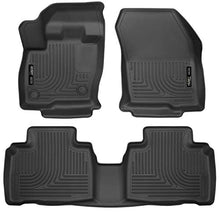 Load image into Gallery viewer, Husky Liners Weatherbeater Series | Front & 2nd Seat Floor Liners - Black | 98781 | Fits 2015-2022 Ford Edge 3 Pcs