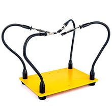 Load image into Gallery viewer, KOTTO Helping Hands Soldering, Third Hand Soldering Tool PCB Holder Four Arms Helping Hands Crafts Jewelry Hobby Workshop Helping Station Non-Slip Steel Weighted Base
