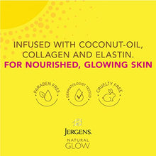 Load image into Gallery viewer, Jergens Natural Glow +FIRMING Self Tanner, Sunless Tanning Lotion for Fair to Medium Skin Tone, Anti Cellulite Firming Body Lotion for Natural-Looking Tan, 7.5 Ounce