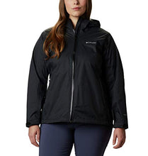 Load image into Gallery viewer, Columbia Women's EvaPOURation Jacket, Waterproof & Breathable,Black,Medium