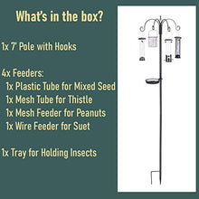 Load image into Gallery viewer, North States Bird 1862 Ultimate Station Birdfeeder, Black