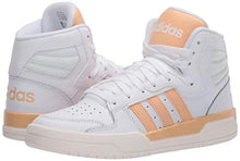 Load image into Gallery viewer, adidas Women's Entrap Mid Sneaker, FTWR White/Glow Orange/Cloud White, 5 M US