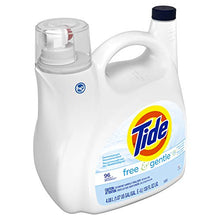 Load image into Gallery viewer, Tide Free & gentle liquid laundry detergent, 96 loads, 138 Fl Oz