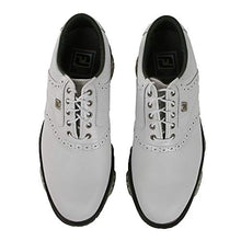 Load image into Gallery viewer, FootJoy Men's DryJoys Tour Golf Shoes, White/White Croc, 10.5 M US