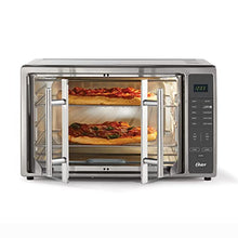 Load image into Gallery viewer, Oster Air Fryer Countertop Toaster Oven, French Door and Digital Controls,Stainless Steel, Extra Large, 42 L