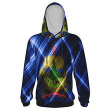 Load image into Gallery viewer, Vermont state Flag Print Hoodies Kids 3D Print Sweatshirts Long Sleeve Pullover Hoodies with Pocket for Teen Boys and Girls Black