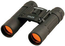 Load image into Gallery viewer, Humvee HMV-B-10X25B Rubber Armor Compact Binocular with Anti-Reflective Ruby Red Lens, 10x25, Black