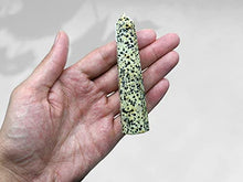 Load image into Gallery viewer, Dalmatian Jasper Crystal Towers ~ Natural Healing Crystal Point Obelisk for Reiki Healing and Crystal Grid (3" to 4" INCH)