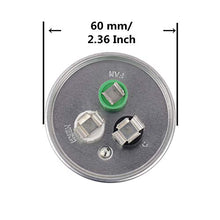Load image into Gallery viewer, BOJACK 40+5 uF 40/5 MFD ±6% 370V/440 VAC CBB65 Dual Run Circular Start Capacitor for AC Motor Run or Fan Start or Condenser Straight