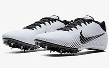 Load image into Gallery viewer, Nike Zoom Rival M 9 Mens Track Spike (Pure Platinum/Black-Metallic Silver, Numeric_12)
