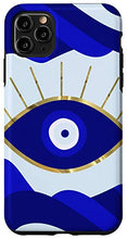 Load image into Gallery viewer, iPhone 11 Pro Max Lava All Seeing Blue Evil Eye Case