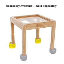 Load image into Gallery viewer, Little Balance Box 2-in-1: No Wheels Spring Feet, Girl Boy Baby Walker Push Stand Toys, Toddler Activity Table, Award Winning (Blue)