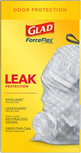 Load image into Gallery viewer, Glad ForceFlex Grey Tall Kitchen Drawstring Trash Bag, Unscented, 13 Gal, 80 Ct (Package May Vary), Trv236004 (79009)