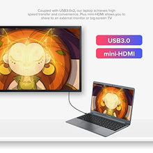Load image into Gallery viewer, TECLAST F7 Plus2 14” Laptop Computer, 8GB RAM 256GB SSD Windows Laptop Up to 2.6GHz Intel N4120, 1920x1080 FHD Display, Lightweight Windows 10 Laptop 2.4G+5G WiFi Bluetooth USB3.0 Mini-HDMI Zoom Study
