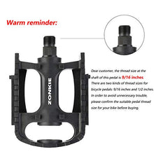 Load image into Gallery viewer, zonkie Mountain Bicycle Pedals, Resin Pedal, 9/16 Inch