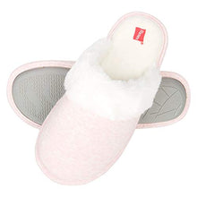Load image into Gallery viewer, Hanes womens Superior Comfort Cotton on Scuff With Memory Foam and Anti-skid Sole Slipper, Pink, X-Large US