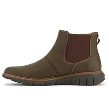Load image into Gallery viewer, Dockers Mens Connell SupremeFlex Casual Chelsea Boot, Dark Brown, 12 M