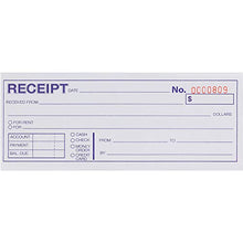 Load image into Gallery viewer, Emraw 2-Part Carbonless Cash or Rent Receipt Book General Purpose Sales Money Book White and Canary Contractor's Invoice Proposal Form Book Sales Tickets Pack of 2
