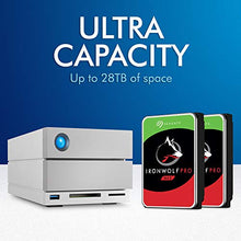 Load image into Gallery viewer, LaCie 2big Dock RAID 8TB External RAID Hard Drive HDD with SD Card CF Card Slots, for Mac and PC Desktop Data Redundancy Thunderbolt 3 USB-C USB 3.0, 1 Month Adobe CC, Data Recovery (STGB8000400)