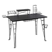 Load image into Gallery viewer, Atlantic Gaming Original Gaming Desk - 32 inch TV Stand, Charging Station, Speaker/5 Game/Controller/Headphone Storage